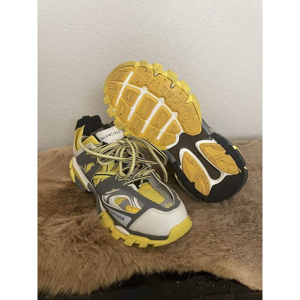 Balenciaga Yellow/White Track Shoes Size 11 US